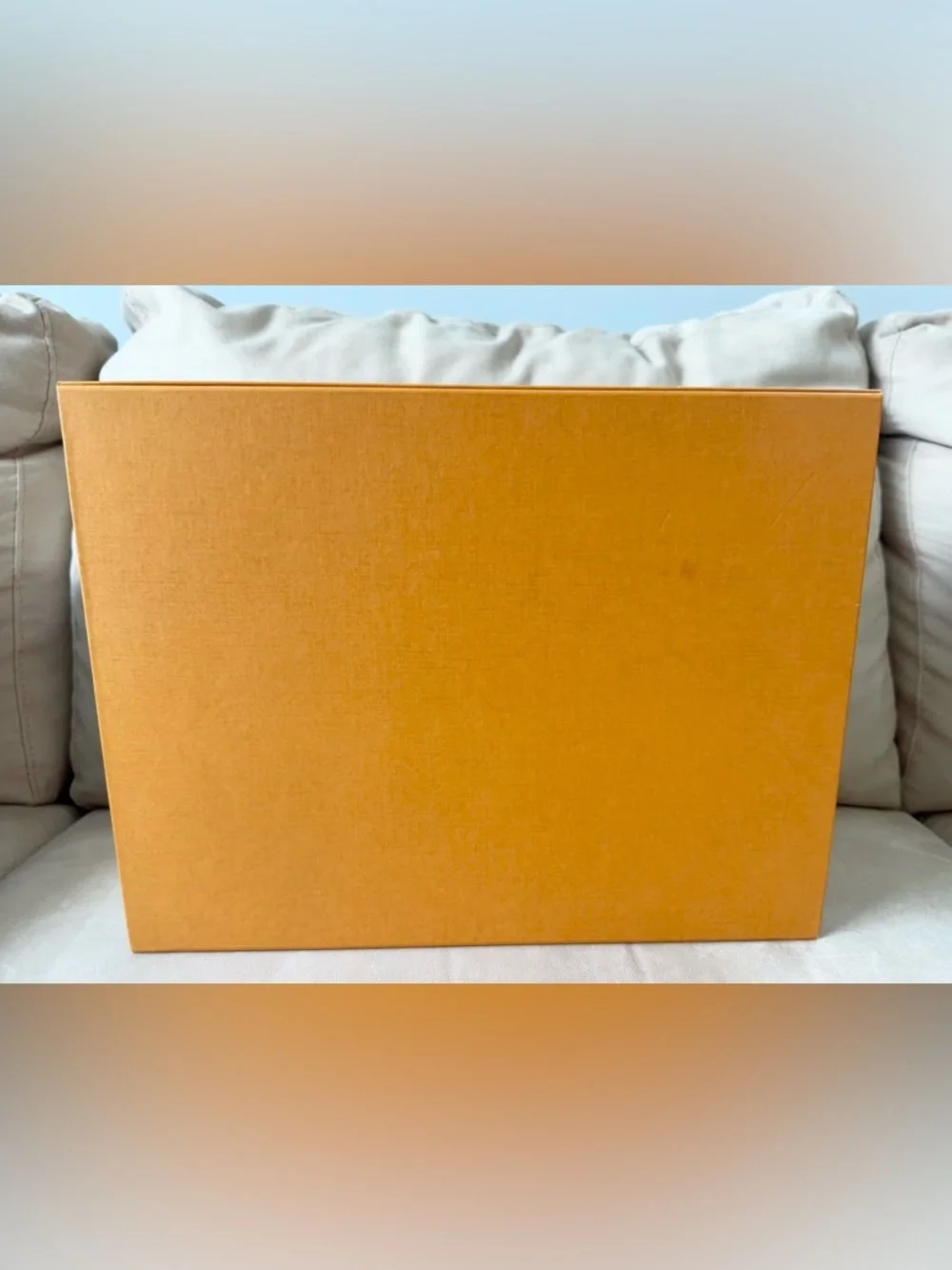 Louis Vuitton Storage Drawer-style Orange Box – Large Size – Authentic